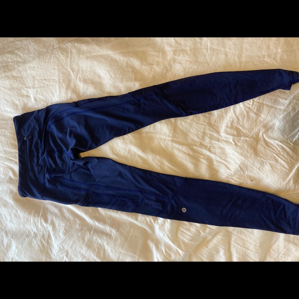 Navy blue lulu lemon pants